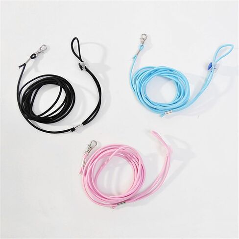 Pet Bird Leash for Small 9.84Feet Long Parrots Leash Elastic Pet Training Rope with 6# Ankle Rings Flying Rope in Kuwait