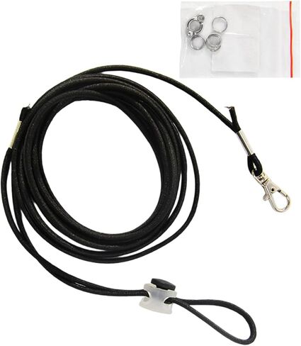 Pet Bird Leash for Small 9.84Feet Long Parrots Leash Elastic Pet Training Rope with 6# Ankle Rings Flying Rope in Kuwait