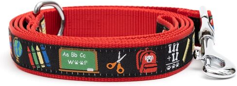 THE WORTHY DOG Stylish Nylon Dog Leash, Swivel Snap Hook, 5 Ft, Tiki Time Pattern, Blue, Large in Saudi Arabia
