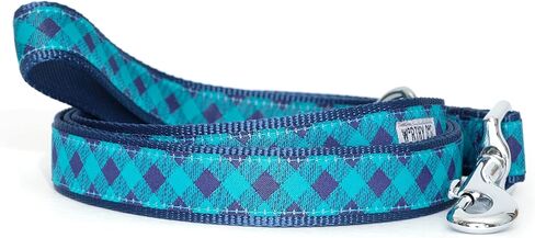 THE WORTHY DOG Stylish Nylon Dog Leash, Swivel Snap Hook, 5 Ft, Tiki Time Pattern, Blue, Large in Saudi Arabia
