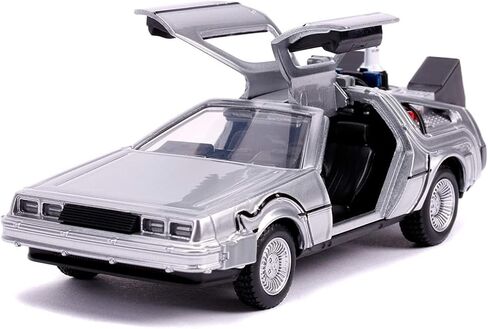 Jada Toys Back to The Future Part II 1:32 Time Machine Die-cast Car, Toys for Kids and Adults in Saudi Arabia