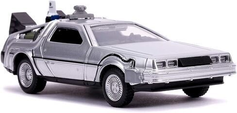 Jada Toys Back to The Future Part II 1:32 Time Machine Die-cast Car, Toys for Kids and Adults in Saudi Arabia