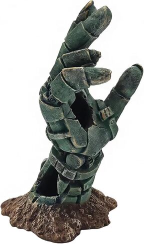 Aquarium Decoration Theme Decoration - Aquarium Hidden Cave Fish Tank Decoration, Reptile Cave Hidden Climbing Play Decoration Accessories, Suitable for Fighting Fish, Shrimp, Lizards, Amphibians in Kuwait