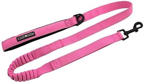 Soft Pull Traffic Dog Leash by Doggie Design - Candy Pink or Black! (Black) in Kuwait