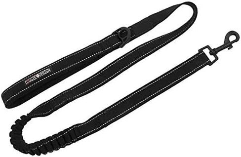 Soft Pull Traffic Dog Leash by Doggie Design - Candy Pink or Black! (Black) in Kuwait