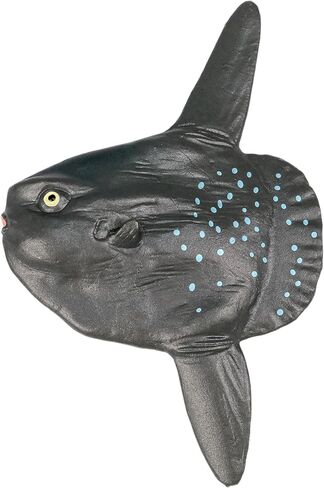 Mola Mola Fish Figure Realistic Ocean Sunfish Model, Detailed Marine Animal Figurine, Solid Plastic Deep Sea Decor for Aquarium, Home Display and Collection in Kuwait