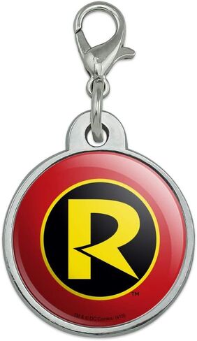 Batman Robin Logo Chrome Plated Metal Pet Dog Cat ID Tag in Kuwait