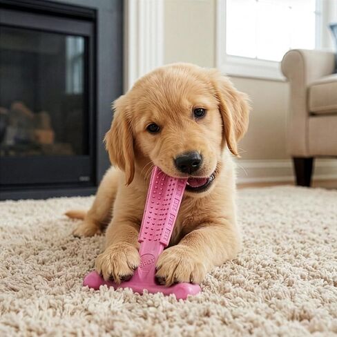 ألعاب مضغ الكلاب من SPOT Bam-Bones Puppy T-Bone، بنكهة الدجاج، 4 بوصات، عبوتان، ألياف الخيزران والمطاط المرن، تصميم سهل الإمساك للمضغ اللطيف والجراء والكلاب الصغيرة حتى 15 رطلاً in Kuwait