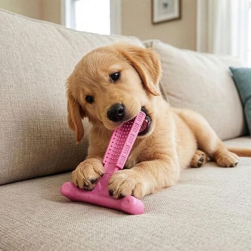 ألعاب مضغ الكلاب من SPOT Bam-Bones Puppy T-Bone، بنكهة الدجاج، 4 بوصات، عبوتان، ألياف الخيزران والمطاط المرن، تصميم سهل الإمساك للمضغ اللطيف والجراء والكلاب الصغيرة حتى 15 رطلاً in Kuwait