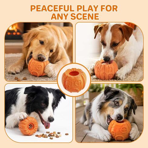 Dog Frozen Treat Toy, Dog Puzzle Slow Food Ball, Long-Lasting Interactive Dog Ball Toy & Dog Treat Mold, for Small Medium Large Dogs in Kuwait