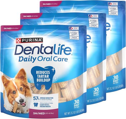 Purina DentaLife Daily Oral Care Dog Dental Chews for Small and Medium Breed Dogs - 90 ct. in Kuwait