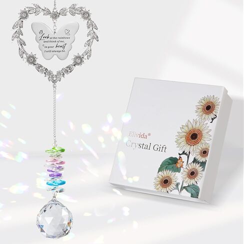 Pet Memorial Suncatcher, Dog Loss Memorial Gifts, Pet Sympathy Crystal Ornament, Thoughtful Dogs and Cats Remembrance Decorations, Heart-Shaped Design Bereavement Gifts in Saudi Arabia