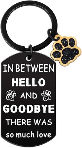 Pet Loss Sympathy Keychain Gifts For Dog Cat Owners Memorial Gifts Condolence in Kuwait