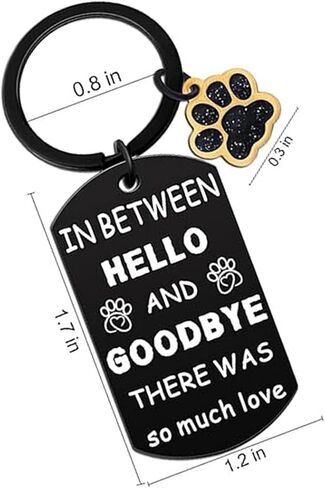 Pet Loss Sympathy Keychain Gifts For Dog Cat Owners Memorial Gifts Condolence in Kuwait
