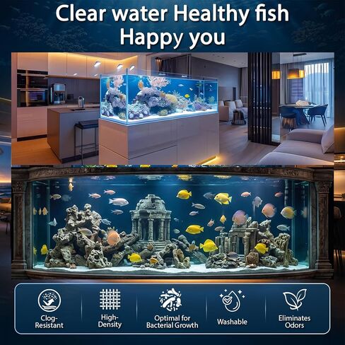 26 Pack Aquarium Filter Replacement Media Kit for Penn-Plax Cascade 700/1000 CCF2UL/CCF3UL, Includes Carbon Bio-Sponge Pad, White Floss, Activated Carbon, Ceramic Rings, Black, Green, Blue Foam Pad in Kuwait