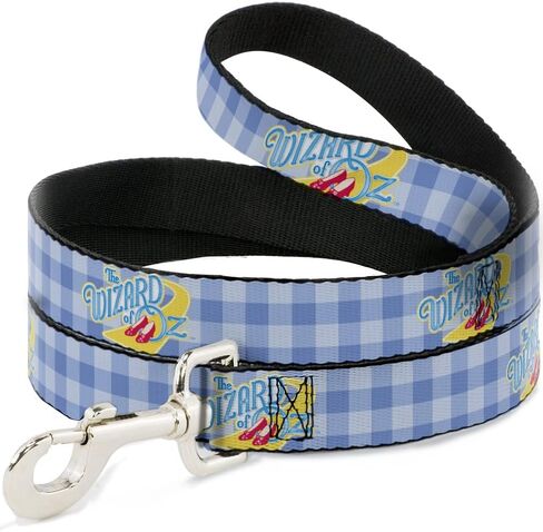 Movies Pet Leash, Dog Leash, The Wizard of Oz Logo Gingham Checker Blues, 4 Feet Long 0.5 Inch Wide in Kuwait