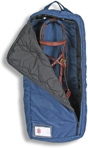 Dura-Tech Padded Halter for Horses and Bridle Bag | Color Green | Protects Halter and Bridles | Easy Access Heavy-Duty Zipper | Secure Strap Design | Water-Repellent and Durable | Ideal for Awards in Kuwait
