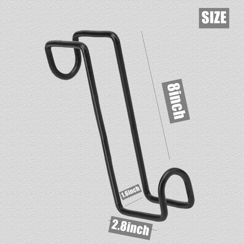 4Pcs 8 Inch Tack Hook,Heavy Duty Over Rail Bridle Hooks Horse Stall Hooks for Horse Tack Room,Stable,Barn,Trailer in Kuwait