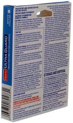 هارتز UltraGuard طوق للقطط والقطط والبراغيث، أبيض، 1 قطعة in Kuwait