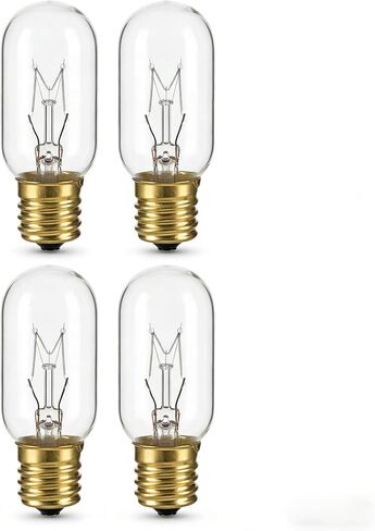 4Pcs WPA3073101 Light Bulb 25W 125V – Compatible with Whirlpool Maytag KitchenAid Amana Refrigerator Freezer Microwave Oven – Replaces AP6014564 WP61003236 2326255 A3073101 PS11747806 and More in Kuwait