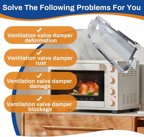 طقم تنفيس الميكروويف W10843943 متوافق مع Whirlpool، Kenmore، Kitchenaid، Maytag، بديل W10748710 AP5988876 8205811 8205558 PS11728088، قوي ومقاوم للحرارة in Kuwait
