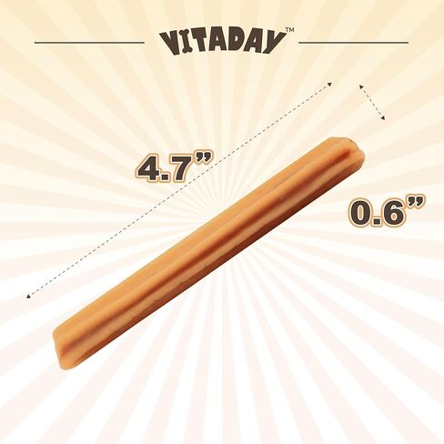 VITADAY Soft Dog Treats, Calming Chews for Dogs, Training Dog Treats for Medium Dogs, Turkey Recipe with GABA, Stick, 8 oz in Kuwait