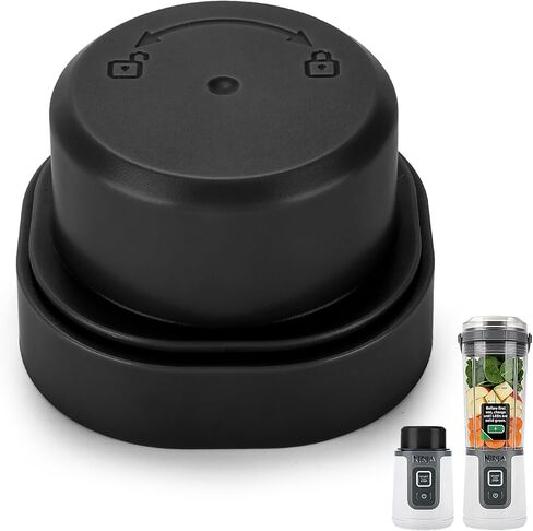 Blade Cover and Vessel Cap for Ninja Blast Portable Blender BC100 Series and BC151 Series, Accessories, Replacement Parts (Grey) in Kuwait