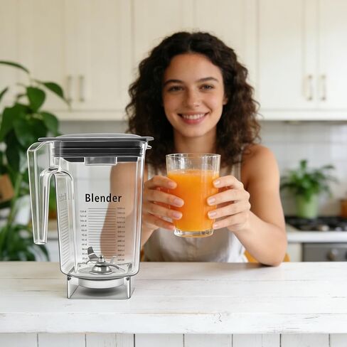 90 oz Replacement Jar Compatible with Blendtec Blender - High-Speed Container Cup Compatible with Classic, Designer, Professional & Commercial Series - Includes Blade & Lid in Kuwait