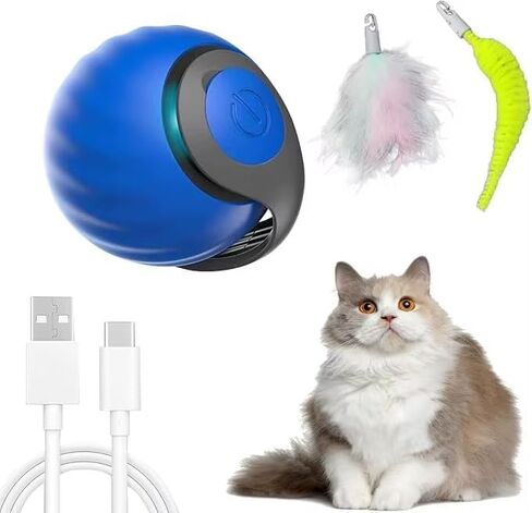 Bytewave Speedy Tail 3.0 هي لعبة قطط ذكية متدحرجة بحركة 360 درجة وذيول ريشة وشحن USB. وضعان يبقيان القطط الداخلية نشطة ومستمتعة ومتفاعلة. تتضمن كرات حمراء وزرقاء. in Kuwait