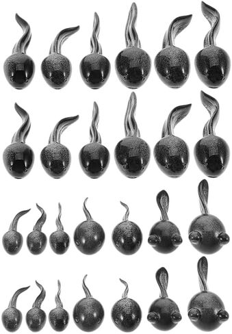Toddmomy 26Pcs Miniature Tadpole Figurines for Moss Micro Landscape Decoration Realistic Small Animal Ornaments for Home Office Terrarium Aquarium in Kuwait