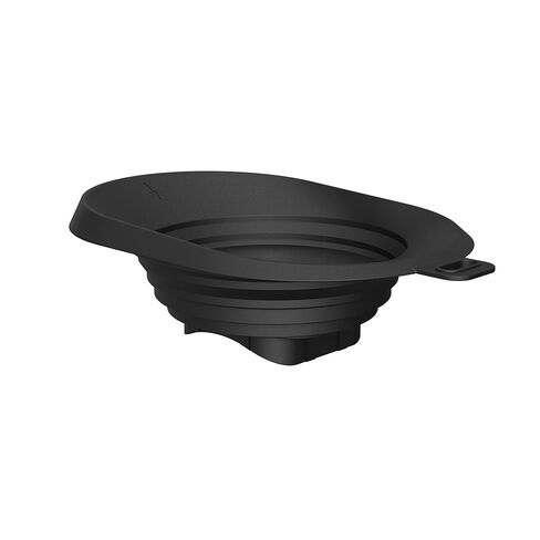 Silicone Funnel for Ninja Slushie Machine FS301/NC300, Anti-Splash Flow Hood for No Spills When Pouring Juices, Ninja Portable Blender Accessories for Slushie Machine (Black, 8“x5 x2) in Kuwait