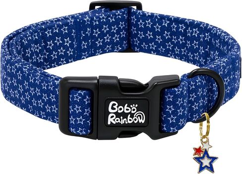 Dog Collars, Spring Yellow Ladybug Print Pet Collar Holiday Durable Adjustable Pendant Collar with Quick Release Plastic Buckle for Medium Dogs in Saudi Arabia