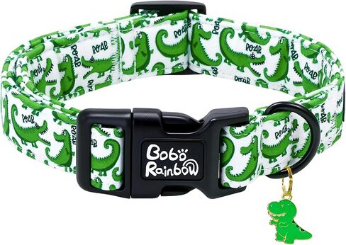 Dog Collars, Spring Yellow Ladybug Print Pet Collar Holiday Durable Adjustable Pendant Collar with Quick Release Plastic Buckle for Medium Dogs in Saudi Arabia