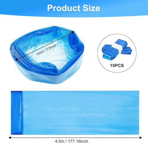 Cat Litter Refill Bags, Diaper Refills With 12 Pack Refill, Toughness Compatible and Excellent Sealing With all Cat Refill Bags and Diaper Refills in Kuwait