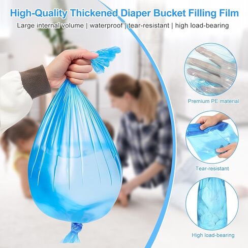 Cat Litter Refill Bags, Diaper Refills With 12 Pack Refill, Toughness Compatible and Excellent Sealing With all Cat Refill Bags and Diaper Refills in Kuwait