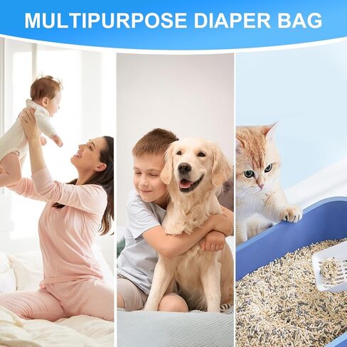 Cat Litter Refill Bags, Diaper Refills With 12 Pack Refill, Toughness Compatible and Excellent Sealing With all Cat Refill Bags and Diaper Refills in Kuwait
