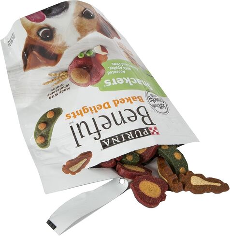 Purina Beneful Baked Delights Dog Snacks - Snackers - Peanut Butter & Cheese Flavors - Net Wt. 9.5 OZ (269 g) Each - Pack of 2 in Kuwait