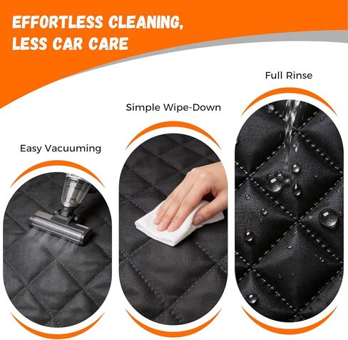 SUV Cargo Liner Dogs, Waterproof Dog Trunk Cover, Pet Cargo Mat SUV, Sedan & Van, Scratchproof Dog Seat Cover with Side Walls, Non-Slip Backing & Bumper Flap Protector, Large Size Universal Fit in Kuwait