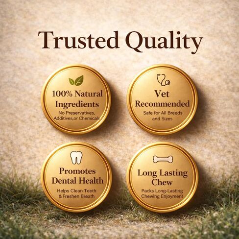 Pure Natural Grass Fed Water Buffalo Ear - 12 piece Value Pack Tough Dog Chew and Treat for Aggressive Chewers and Puppies in Kuwait