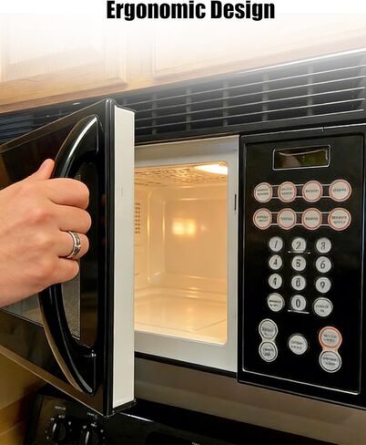 Microwave Door Handle Fit for GE HotPoint Kenmore Replace WB15X10083 AP2021173 245428 PS232102 EAP232102 WB15X10022 in Kuwait