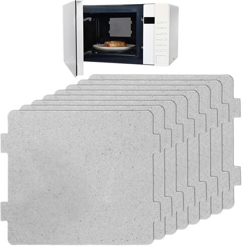8 Pcs Microwave Waveguide Cover, Universal Replacement Mica Sheets for Microwaves Oven & Toasters Kitchen Home Office Restauran 4.65 x 3.94 Inches (Easy Cut to Fit) in Kuwait