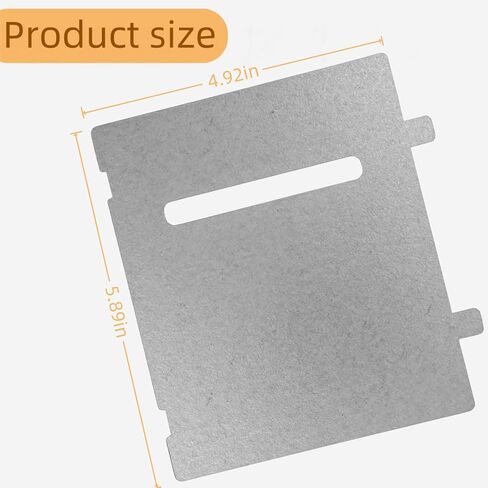 WB06X10638 Microwave Waveguide Cover Replacement for GE Microwave, 5-7/8" x 4-15/16" Heavy Duty Thickened Waveguide Cover, Replaces PS1017735 1166457 EA1017735 AP3883317 AH1017735 in Kuwait