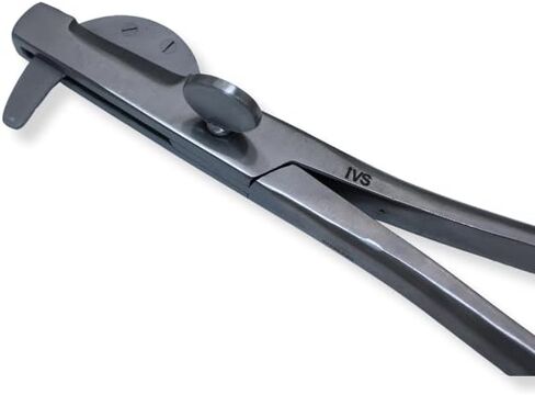 IVS Emasculator Tool, 9-Inch Stainless Steel, Curved Double-Crush Castration – Veterinary Instrument for Equine and Cattle Livestock Health Procedures in Kuwait