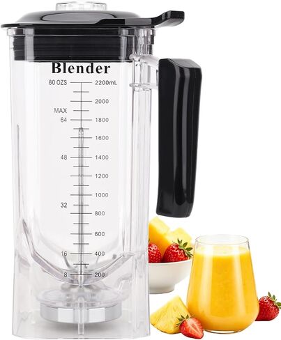 K90 Blender Pitcher 80oz Replacement: Compatible with WantJoin K90, Oliboni B-90A and CRANDDI Blender Replacement Spare Part (80oz) in Kuwait