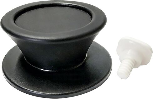 Glass Microwave Splatter Cover Knob Set,Silicone Knobs with Ceramic Screws,100% Food Safe,BPA Free,Replacement for FANQIEW Glass Splatter Cover Silicone Knobs,Dishwasher Safe,Black in Kuwait