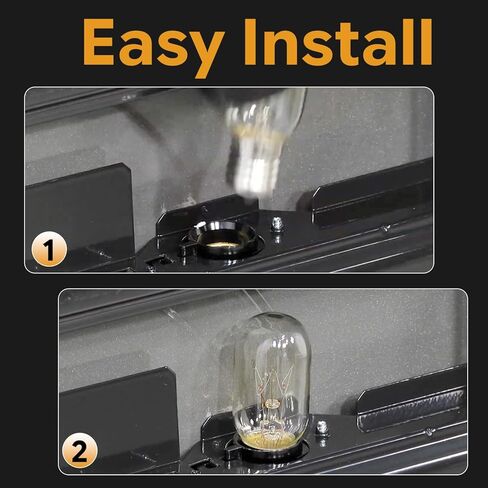 2 قطعة لمبة ضوء الميكروويف E17 T7 25W 110-130V لمبة الأجهزة ذات الجهد العريض المتوافقة مع أفران الميكروويف فريجيدير استبدال #: 5304440031 3B70067E in Kuwait