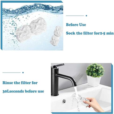 Cat Water Fountain Filter,32p Pet Water Fountain Filter Replacement Screen for 74oz/2.2L Stainless Steel Water Dispenser- 16 Carbon Filters & 16 Foam Filters，4-Layer Filtration Systems in Kuwait