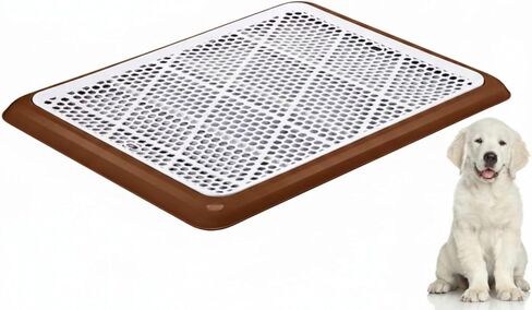 Mifoci Dog Pee Pad Holder Potty Tray Portable Dog Litter Box Toilet Training for Indoor Outdoor Small Medium Large Pet Puppy(Pink,25.59 x 18.9 Inches,1 Pcs) in Saudi Arabia