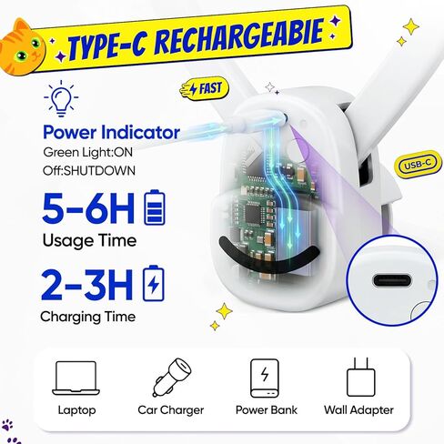 CATPICK Interactive Cat Toys for Indoor Cats Automatic Electric Flying Bird Feather Mouse Toy - Best Kitten & Adult Cat Enrichment Mouse cat Toy Hanging Electric Kitty Toys for Bored Cats in Kuwait