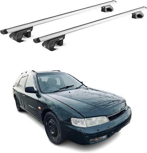 OMAC Roof Rack Cross Bars for Honda Pilot 2023-2025 Lockable 198Lbs Aluminium Black 2Pcs fits Cargo Carriers Kayak Canoe Bike Snowboard in Saudi Arabia